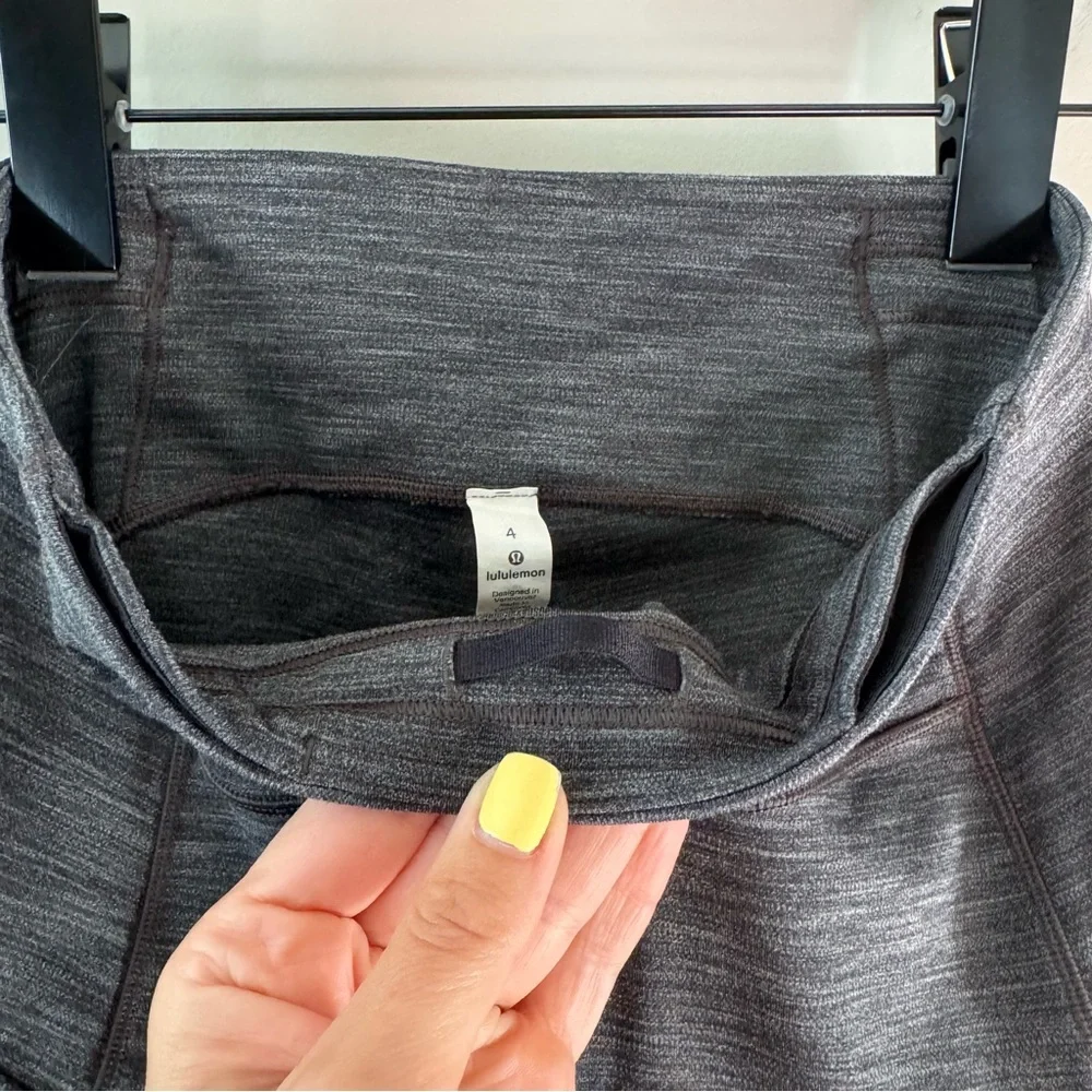 LULULEMON SPEED UP TIGHT WITH POCKETS GRAY SPACE DYE COLOR SIZE 4 - Picture 7 of 9